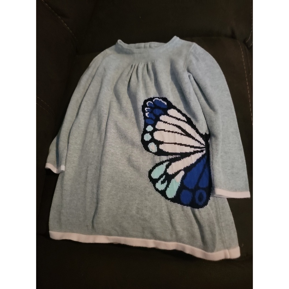 Gymboree butterfly garden sweater dress size 5t